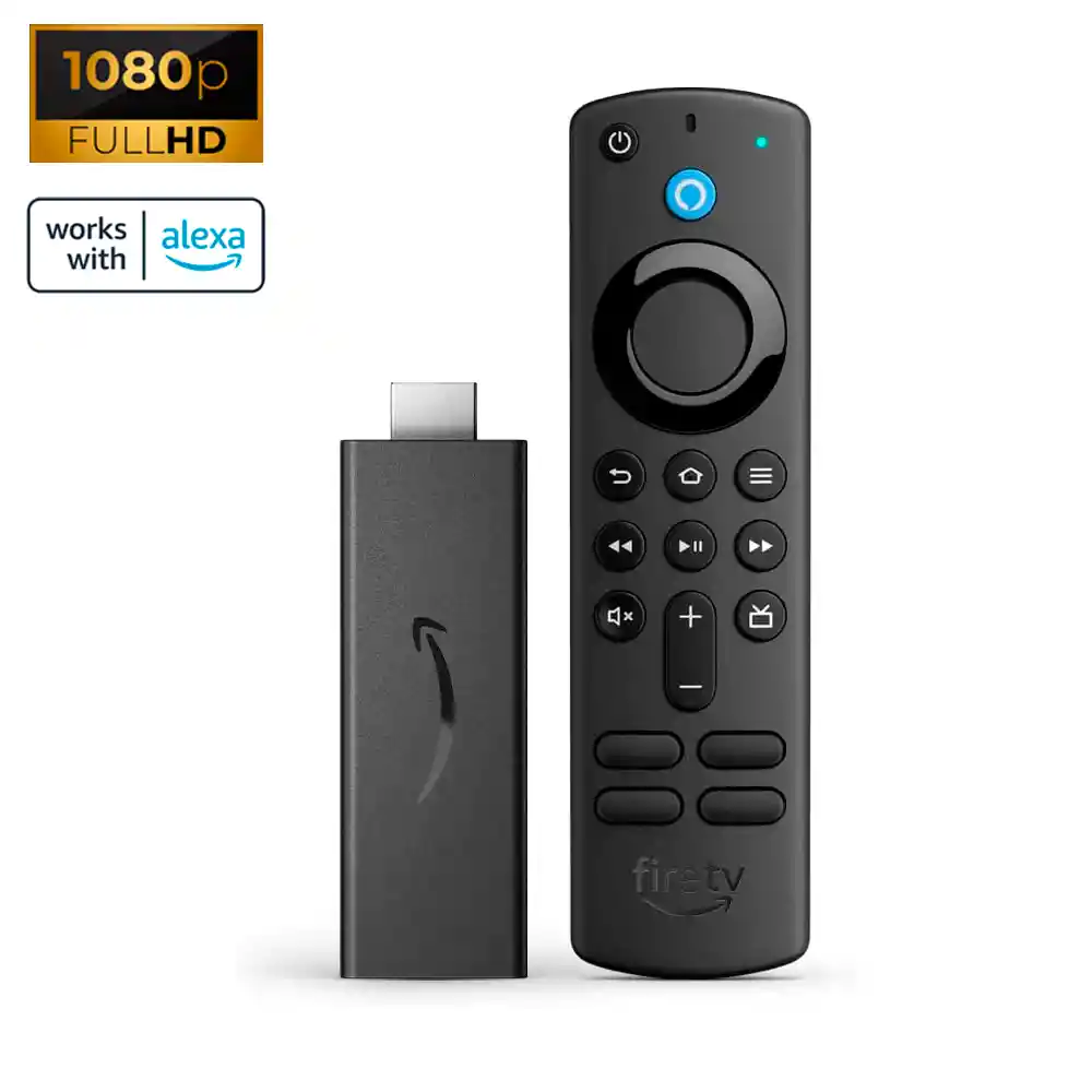 Amazon Fire Tv Stick Alexa Con Control De Voz Full Hd Convertidor A Smart Tv