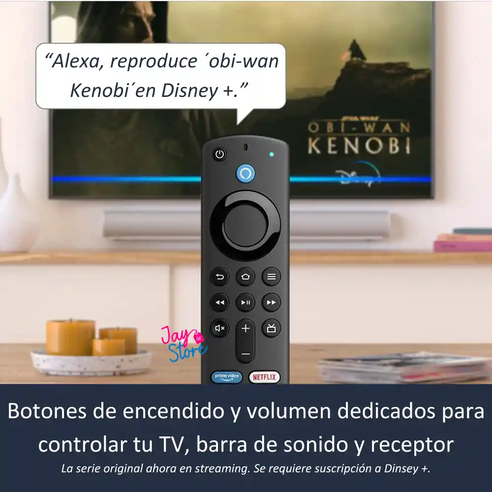 Amazon Fire Tv Stick Alexa Con Control De Voz Full Hd Convertidor A Smart Tv