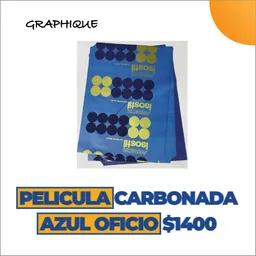 Película Carbonada Azul Hoja Oficio