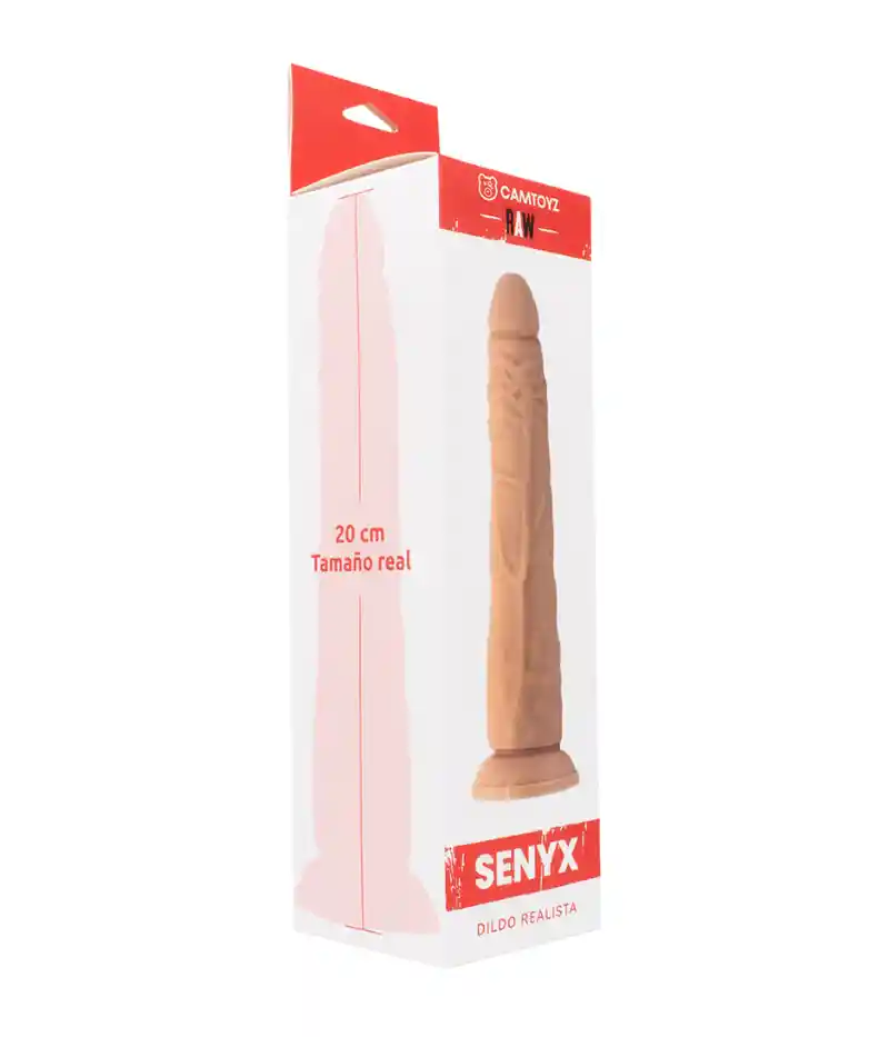 Dildo Realista Flexible Con Textura Y Ventosa 18,3cm