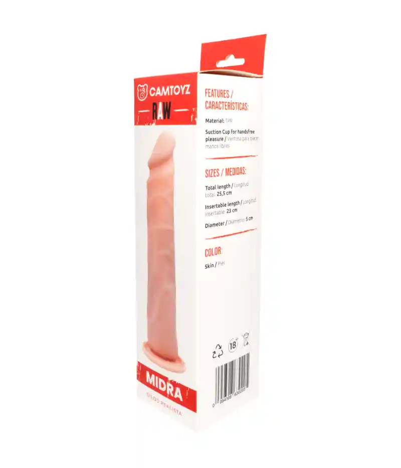 Dildo Realista Midra 24,7 Cm