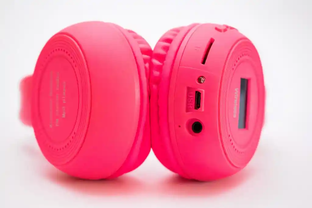 Diadema Bluetooth Inalambrica Bs-n65bt Rosada