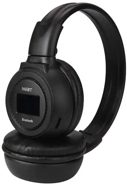 Diadema Bluetooth Inalambrica Bs-n65bt Negra