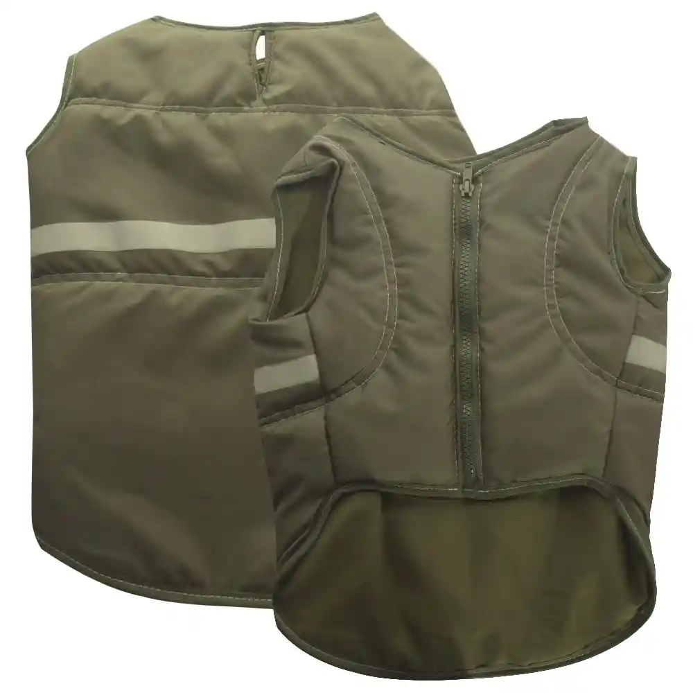 Chaleco Nautico Verde Militar Talla Xl 3-890-3