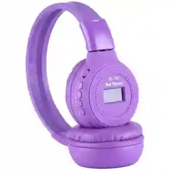 Diadema Bluetooth Inalambrica Bs-n65bt Morada
