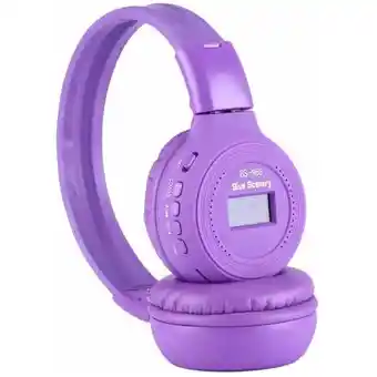 Diadema Bluetooth Inalambrica Bs-n65bt Morada