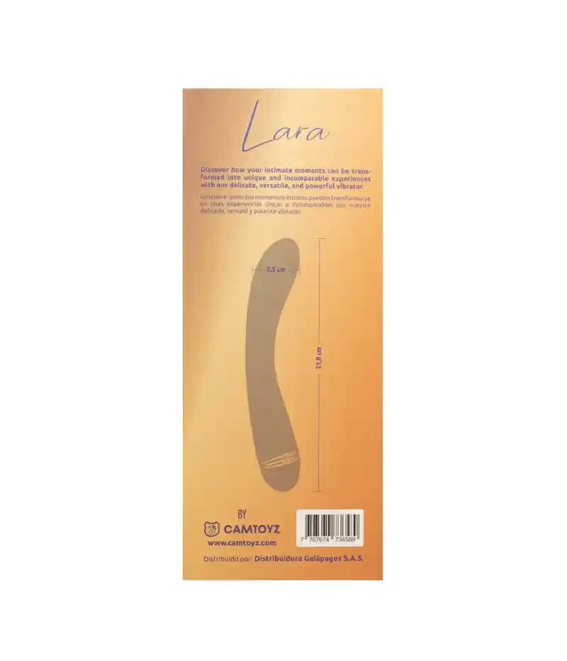 Vibrador Recargable Punto G Lara Lila