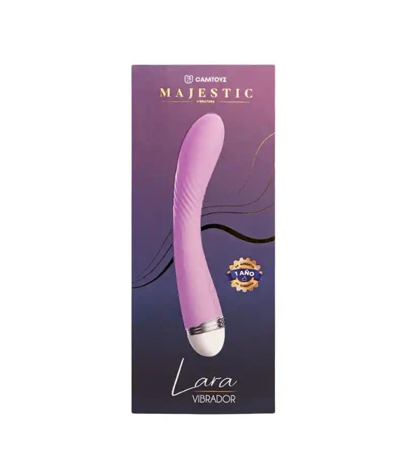 Vibrador Recargable Punto G Lara Lila