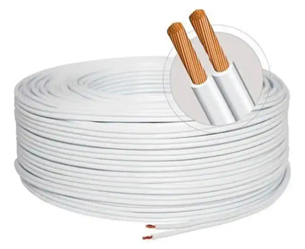 X Metro Cable Duplex 2 X 20 Blanco X Metro Centelsa