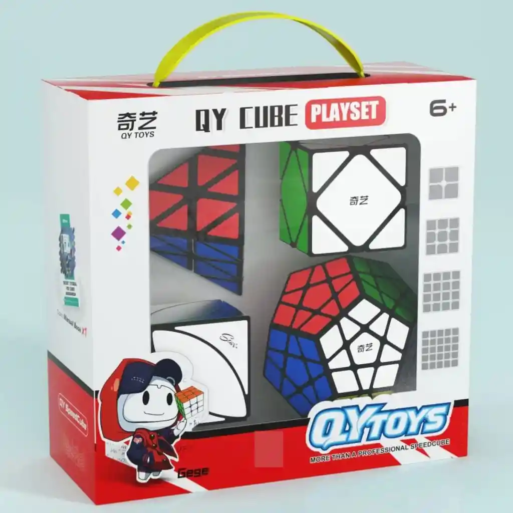 Set Cubo Rubik Engranaje Habilidad Rompecabezas Pirámide Dodecaedro Skewb Ivy Eqy527