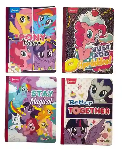 Cuaderno Cosido Para Niña Pony Cuadriculado 100 Hojas Norma