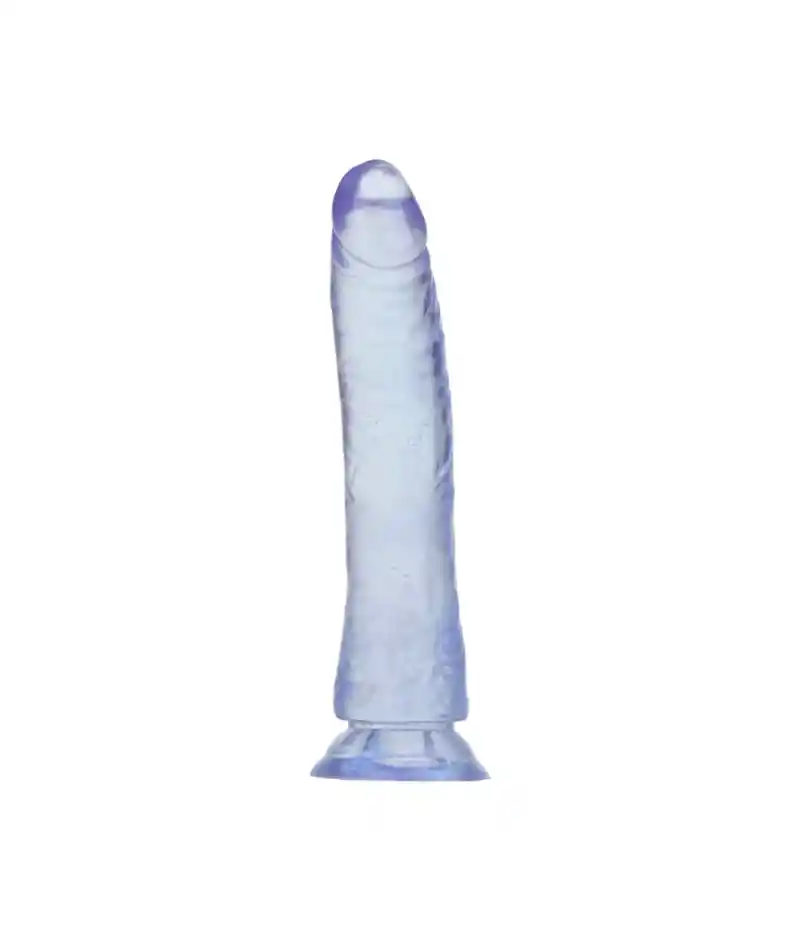 Dildo Realista En Silicona Con Ventosa Morado