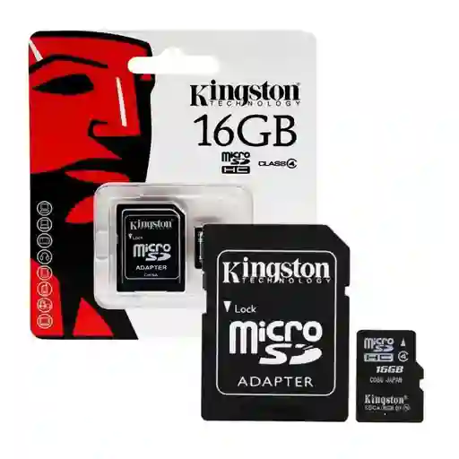 Micro Sd 16 Gb Kingston Clase 4