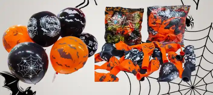 Paquete De 10 Bombas Halloween