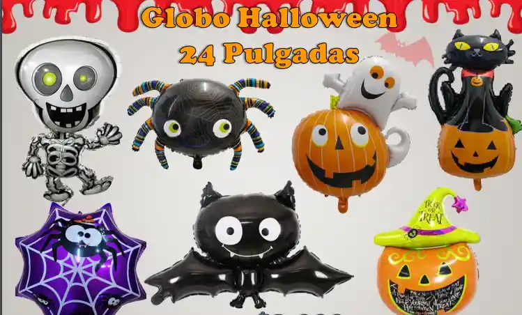 Globo Halloween Tamaño Grande 24"