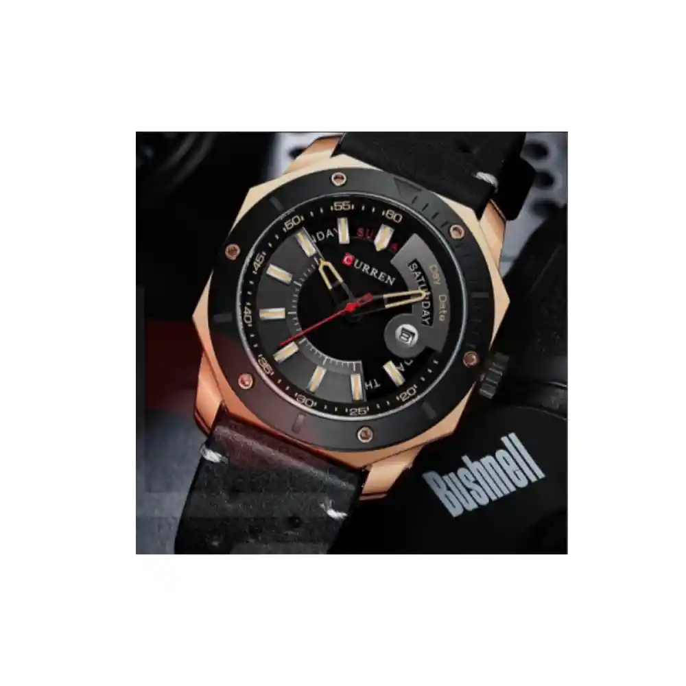 Reloj Curren Elegante Pulso En Cuero Para Hombre