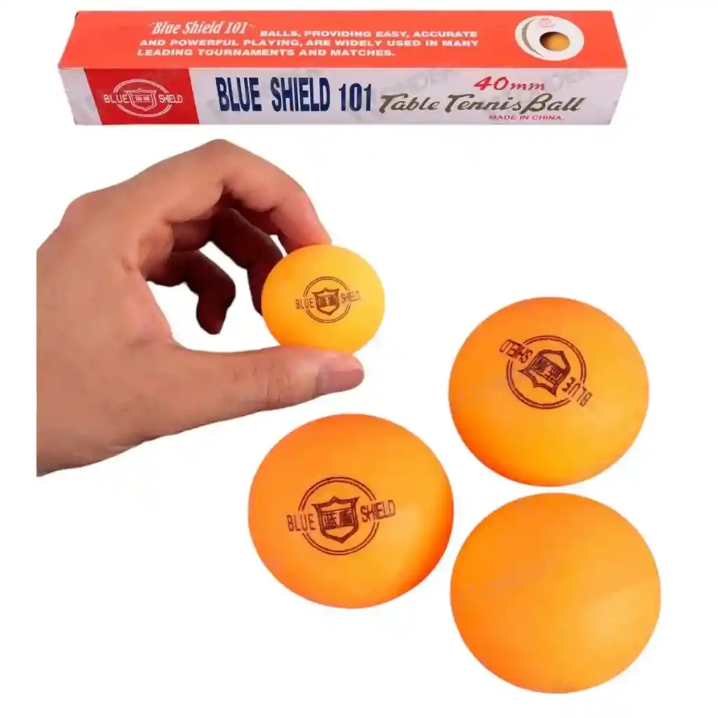 Pelotas De Ping Pong Blue Shield
