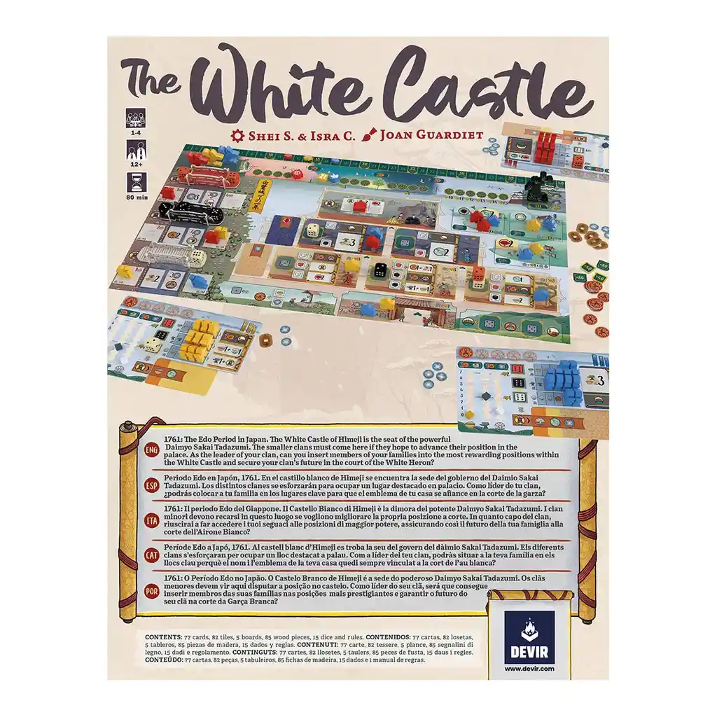 Juego De Mesa The White Castle Estrategia Familiar Español