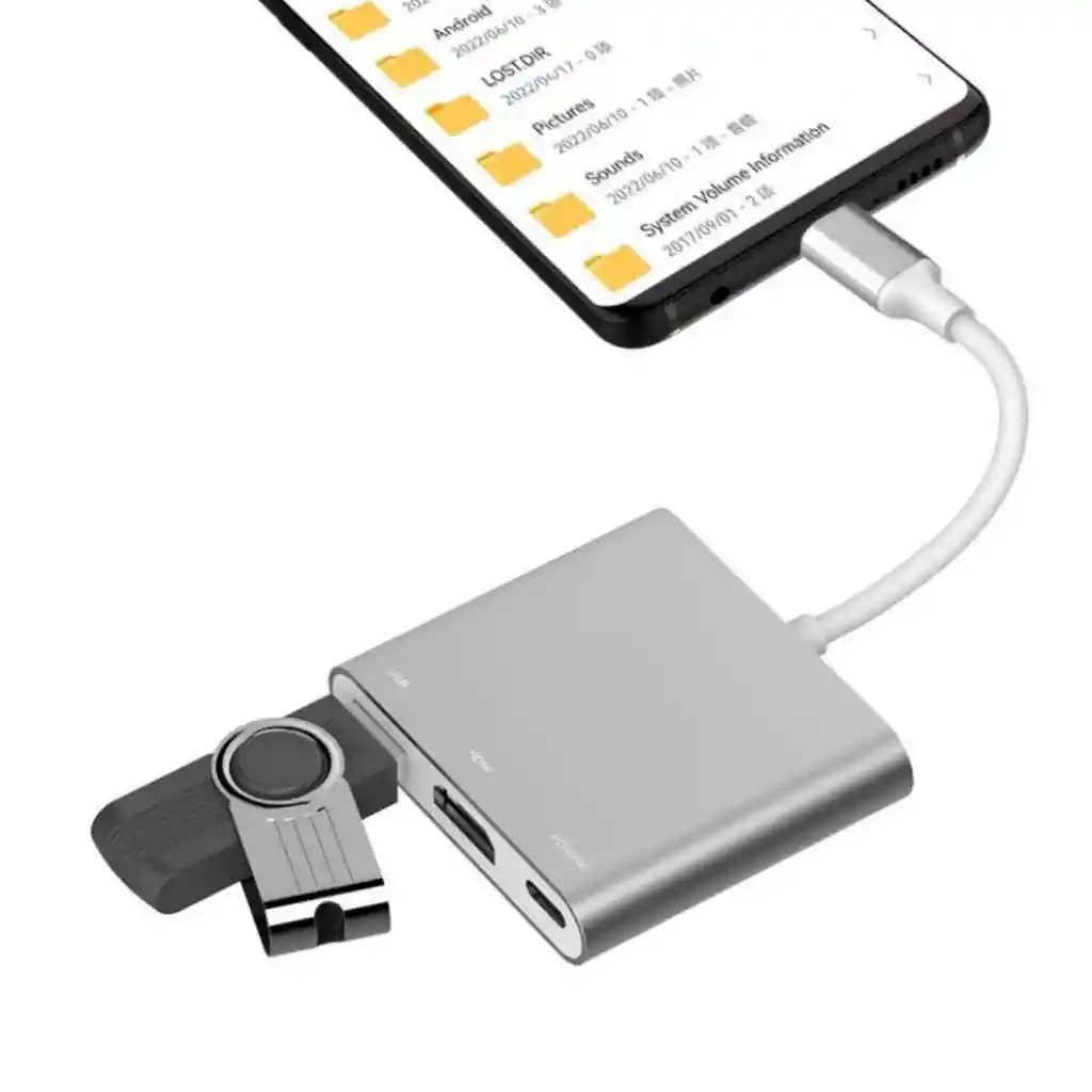 Hub Multipuertos Puertos Usb-c (3 En 1) Be-bz07