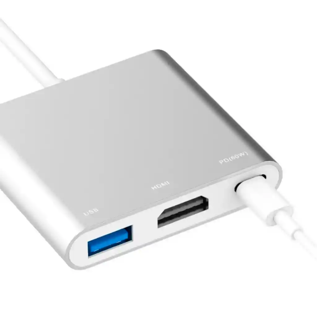 Hub Multipuertos Puertos Usb-c (3 En 1) Be-bz07