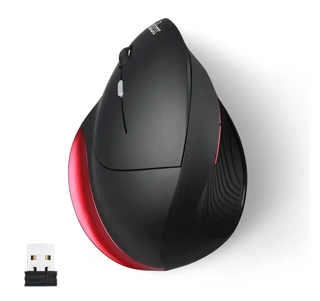 Mouse Vertical Inalambrico Zurdo Perixx-718 | 1600 Dpi 6 Bot