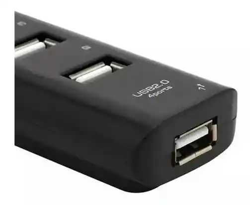 Hub Usb 4 Puertos Extension Multiplicador Adaptador Usb 2.0