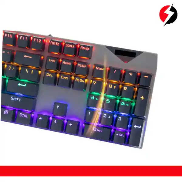 Teclado Gamer Mecanico Retroiluminado De Cable Usb