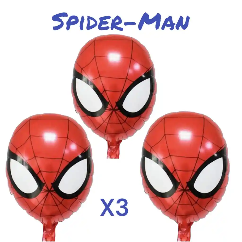 Globos Metalizados Spider-man X3