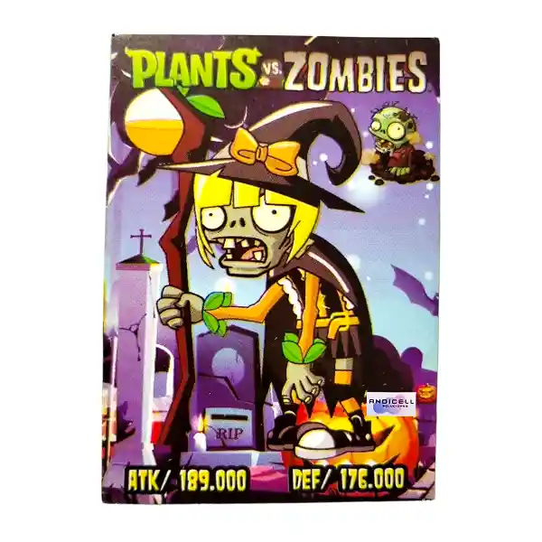 50 Sobres De Cartas Plantas Vs Zombies Coleccionables Intercambiables