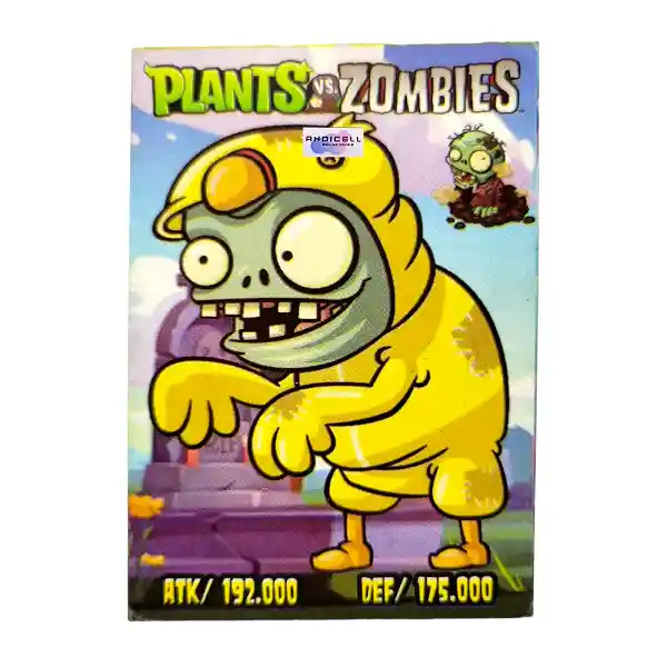 50 Sobres De Cartas Plantas Vs Zombies Coleccionables Intercambiables