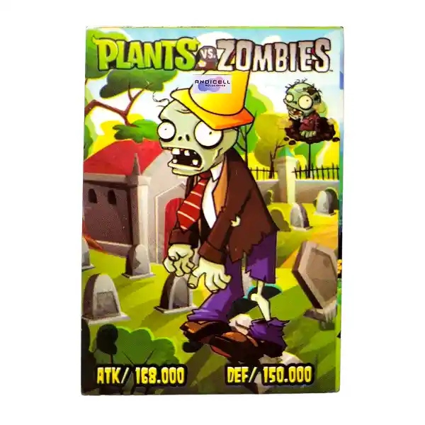 50 Sobres De Cartas Plantas Vs Zombies Coleccionables Intercambiables