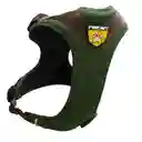 Arnés Para Perro Felcan Mini Aventurero Verde Militar Y Café - S