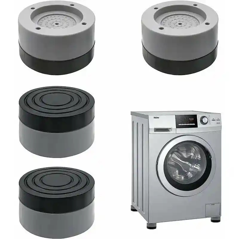 Base Soporte Lavadora Estufa Caucho X4 Secadora Vibración