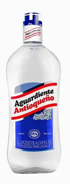 Aguardiente Azul Litro Vidrio