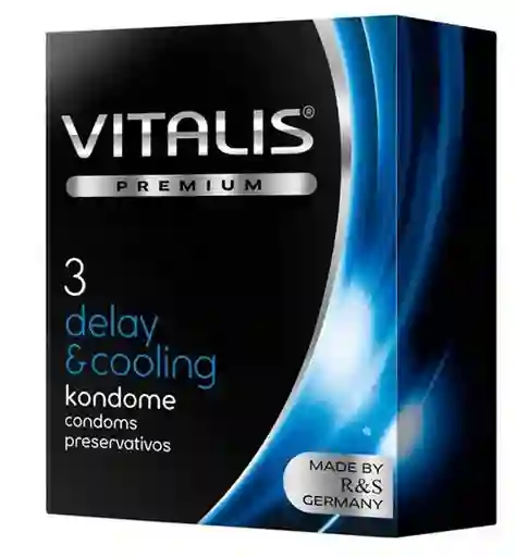 Condon Vitalis Premium Retardante Frio (3 Unidades)