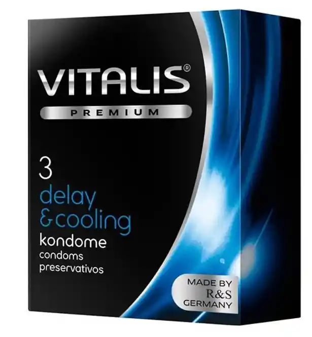 Condon Vitalis Premium Retardante Frio (3 Unidades)