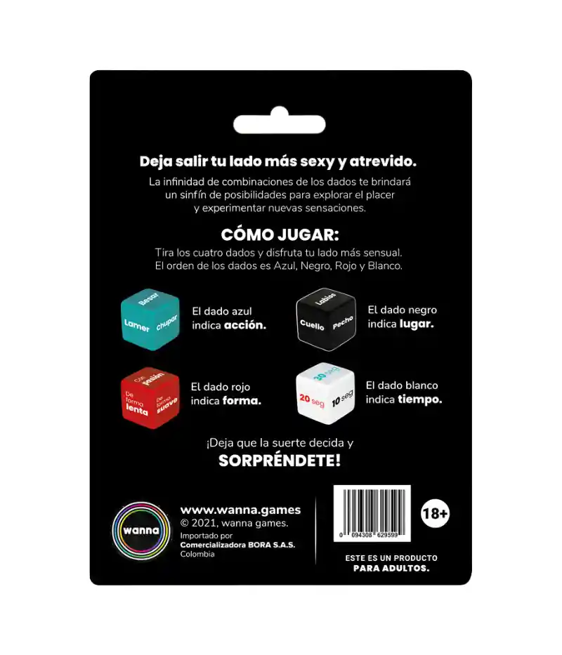 Juego De Pareja - Dados Juego Erótico