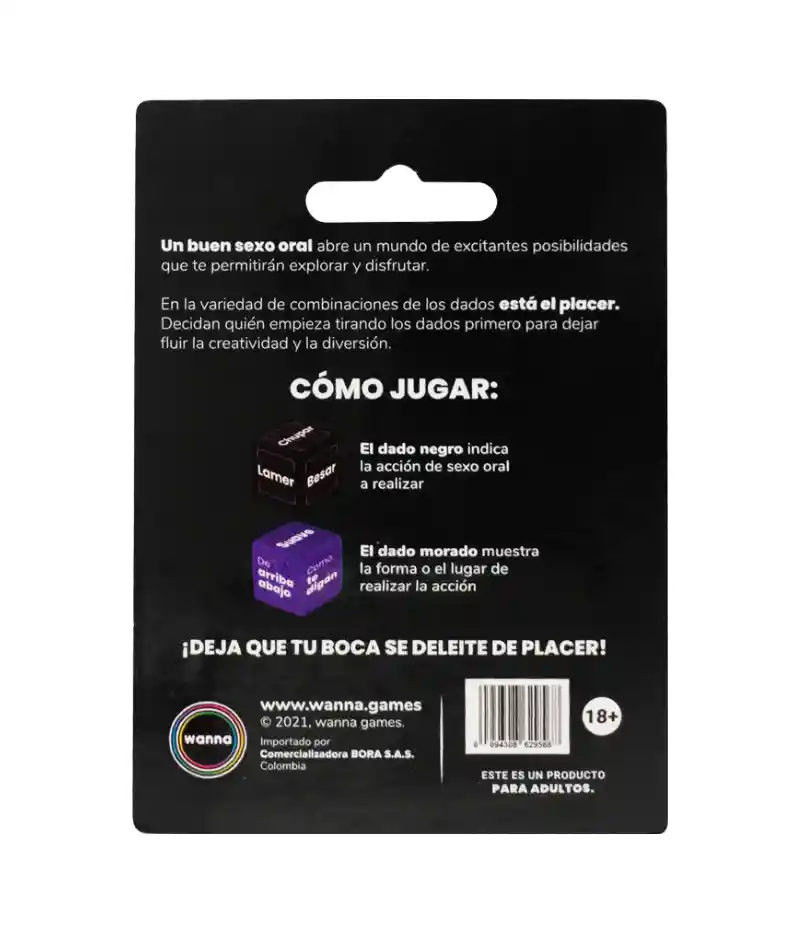 Juego Parejas - Dados Sexo Oral