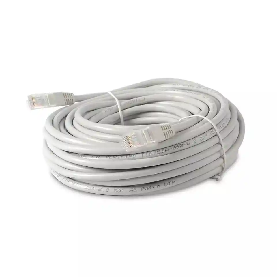 Cable De Red Patch Cord 10 Metros Categoria 5e Terminal Rj45