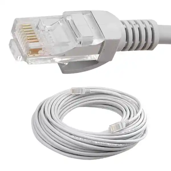 Cable De Red Patch Cord 10 Metros Categoria 5e Terminal Rj45