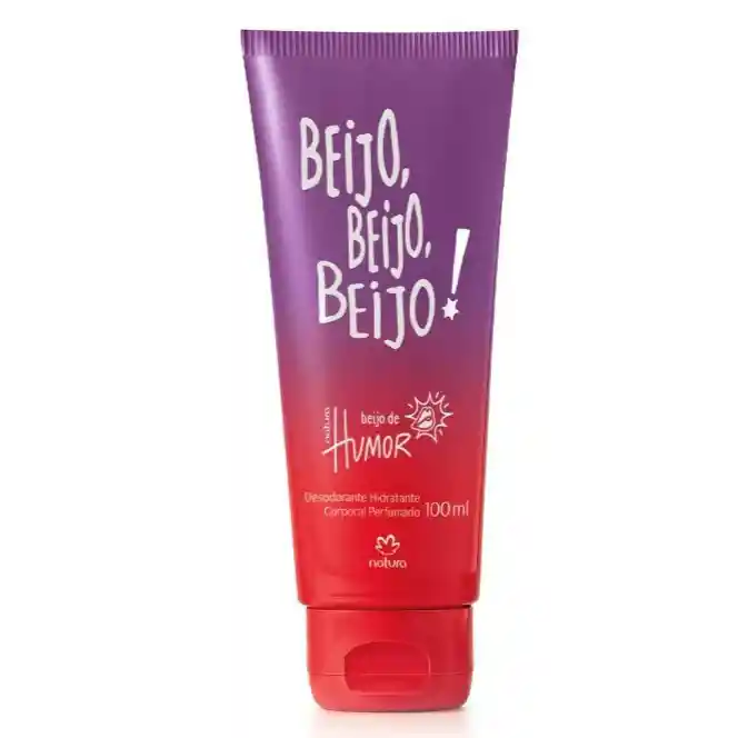 Desodorante Hidratante Corporal Perfumado Beijo De Humor 100 Ml.