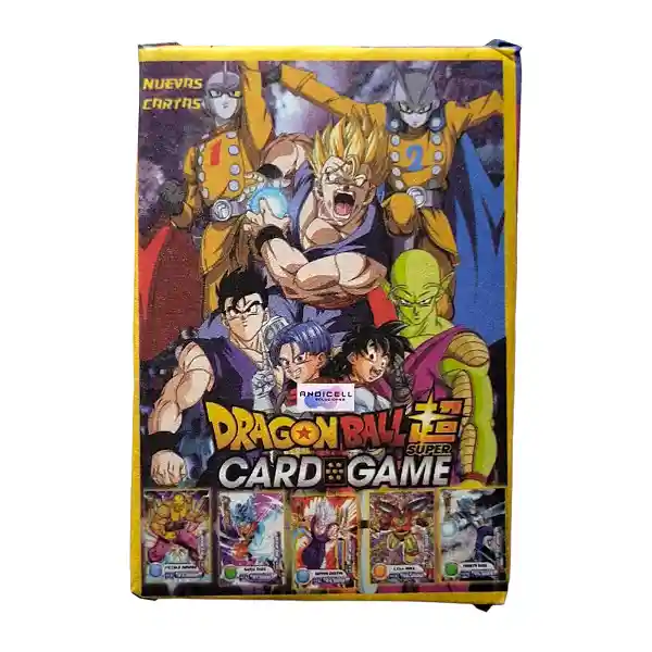 50 Sobres Cartas Dragon Ball Super Card Game Coleccionables