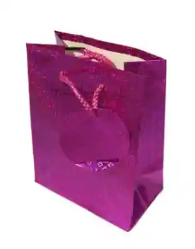 Bolsa Regalo Metalizada Primavera Talla S (12cmx8cm)