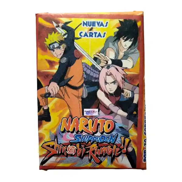 50 Sobres De Cartas Naruto Shippuden Coleccionables