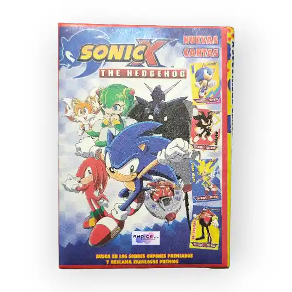 50 Sobres De Cartas Sonic X The Hedgehog Coleccionables Intercambiables