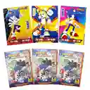 50 Sobres De Cartas Sonic X The Hedgehog Coleccionables Intercambiables