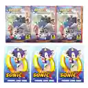 50 Sobres De Cartas Sonic X The Hedgehog Coleccionables Intercambiables