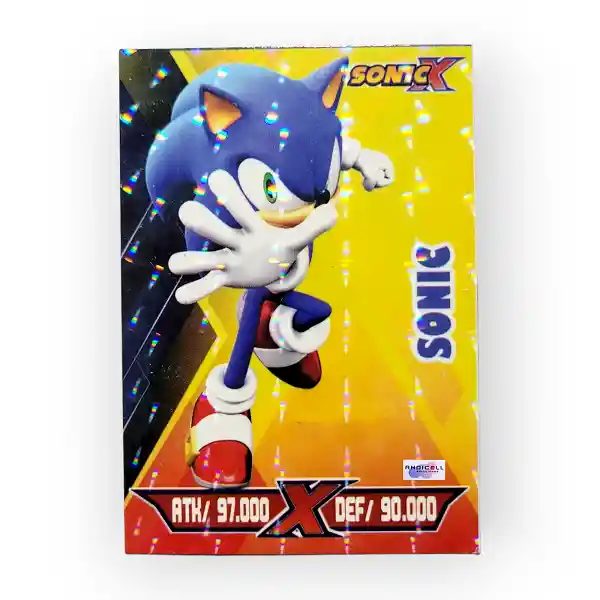 50 Sobres De Cartas Sonic X The Hedgehog Coleccionables Intercambiables