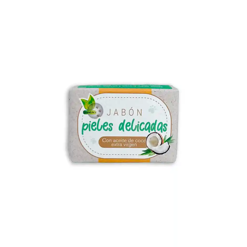 Jabón Pieles Delicadas Para Mascotas Natural Pets