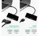 Adaptador 3 En 1 Tipo C Usb 3.1 A Hdmi, Vga, Audio 3.5 Mm